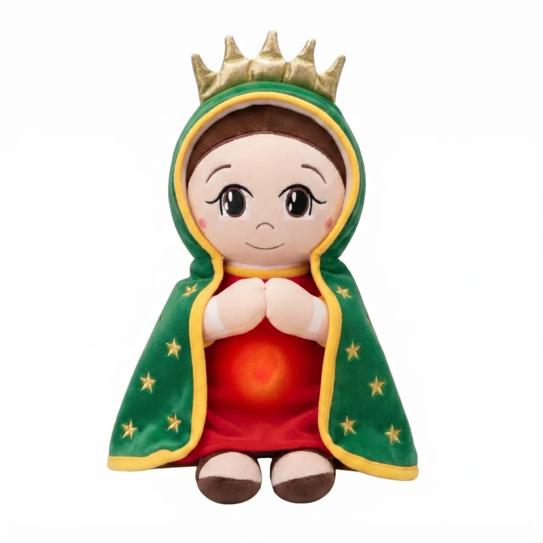 Peluche De Virgen María guadalupe Que Respira
